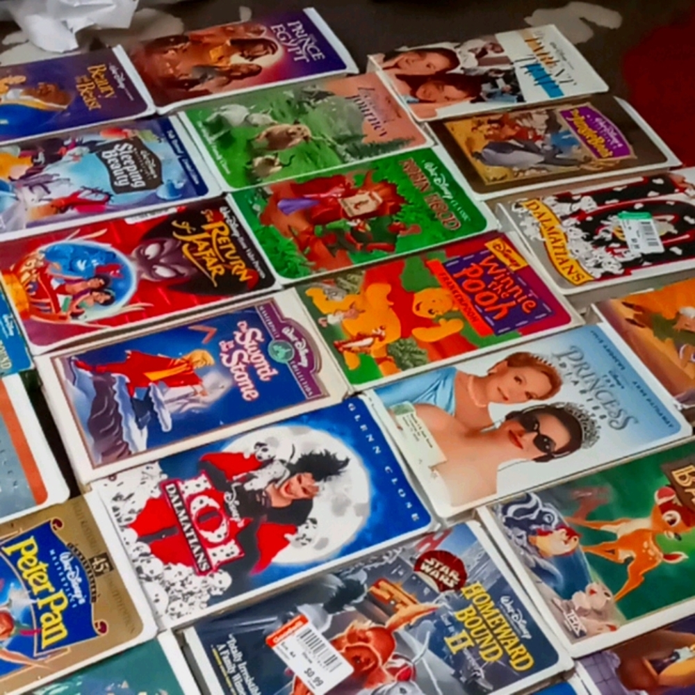 Wal Disney VHS movies